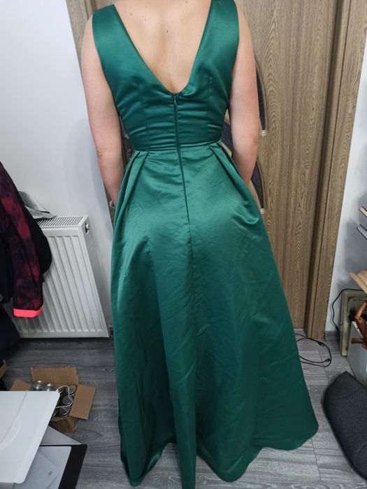 Rochie ocazii S verde smarald