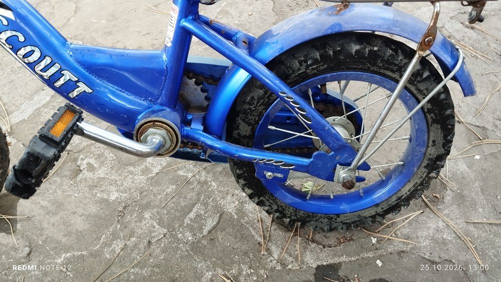 Детско колело синьо