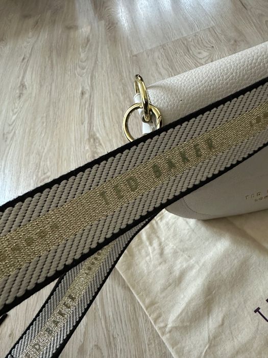 Дамска чанта Ted Baker, екрю, две дръжки