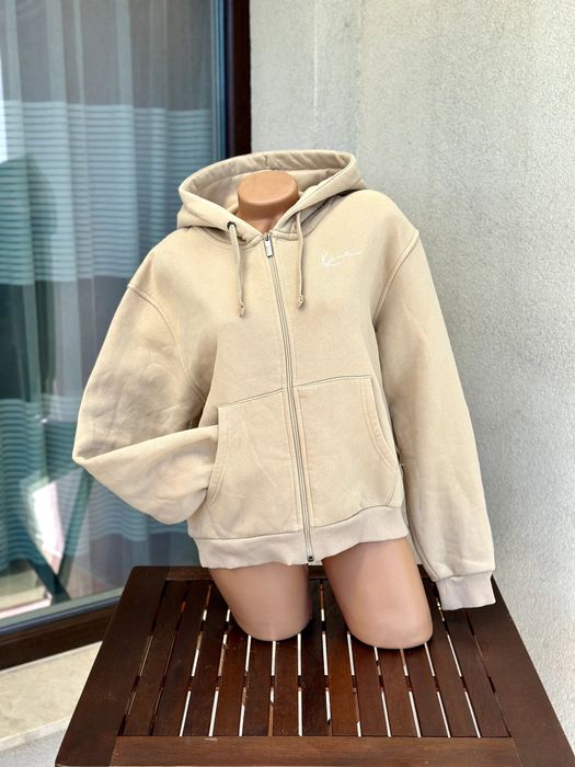 Дамски суичър с цип KARL KANI - размер М, КАТО НОВ