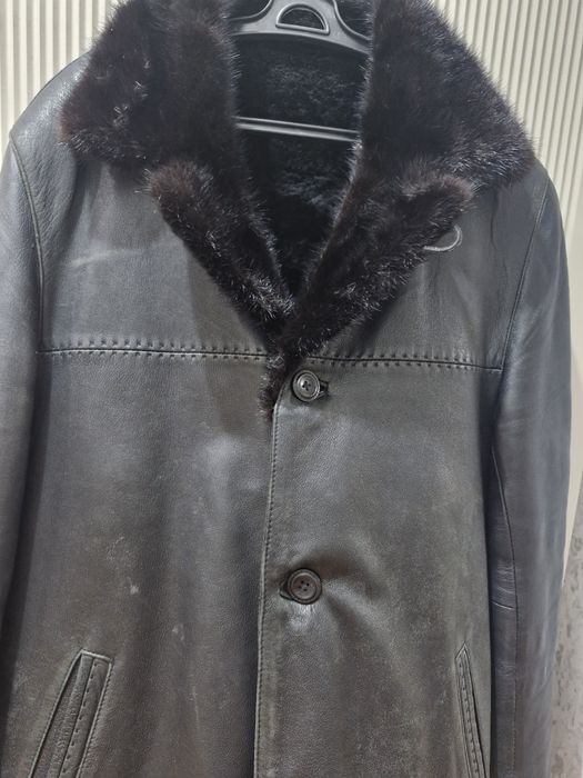 Продам кожаную дубленку