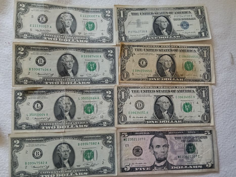 Dolari americani vechi.