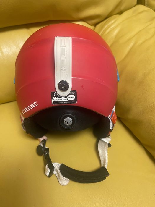 Vând casca rosie schi copii 52-54 cm