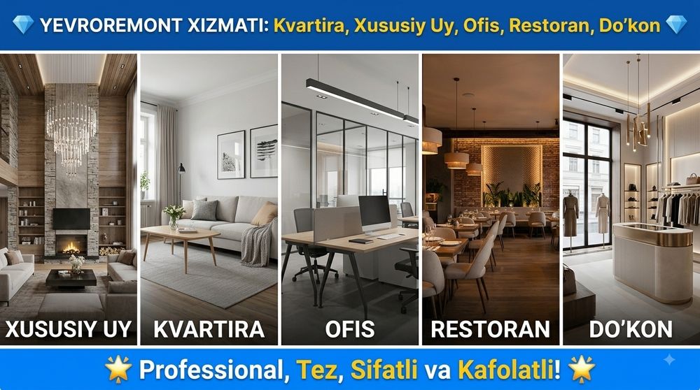 Евроремон квартир магазинов офисов.