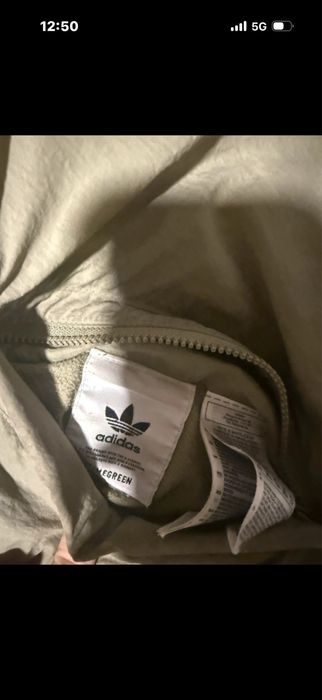 Geaca Adidas 2 fete ( verde olive si negru ) Originala