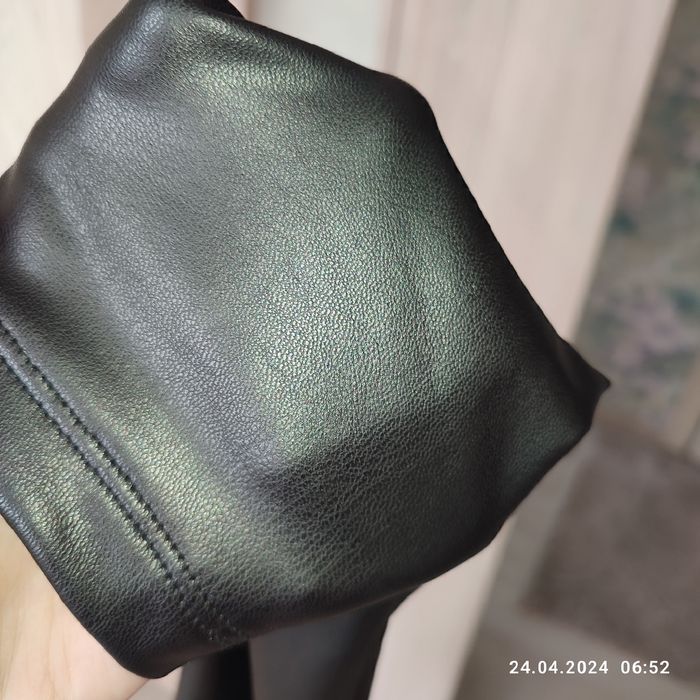 Леггинсы кожаные на девочку р38