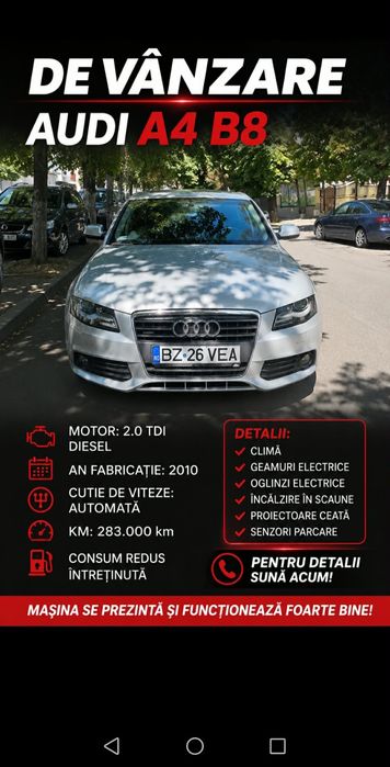 Audi A4 B8 2.0 d