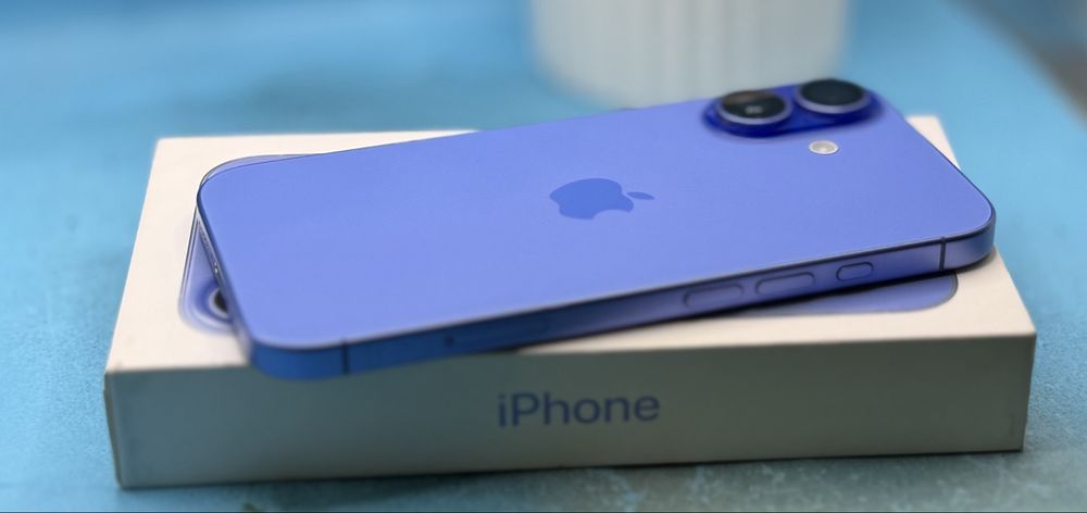 ПЕРФЕКТЕН!!! Apple iPhone 16, 128 GB, Ultramarine