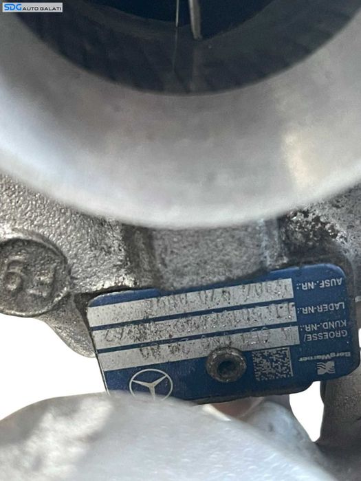 Bi Turbo Turbina Turbosuflanta Biturbo Mercedes Clasa E Class Coupe Cabrio W207 C207 E220 E250 2.2 CDI OM 651 651911 125KW 150KW 2009 - 2016 Cod A6510904180001 A6510904080 A6510902880 [B4099]