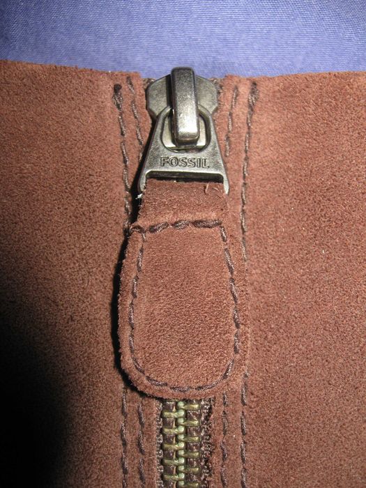 Fossil оригинални велурени дамски ботуши