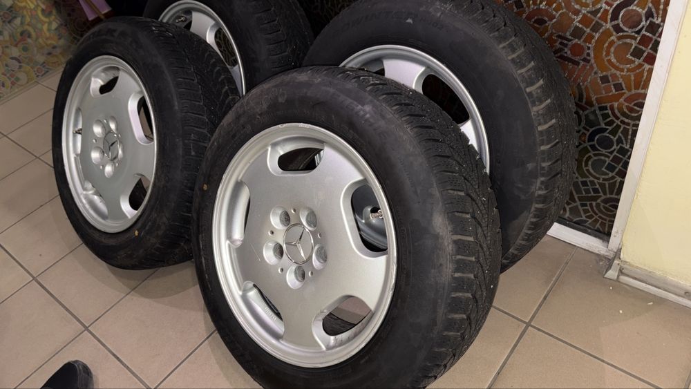 16ки джанти за Мерцедес със зимни гуми Falken 205/60/16