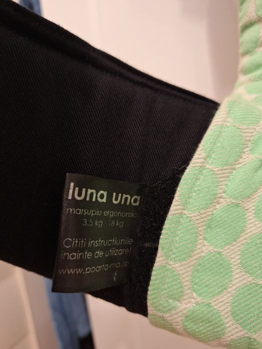 Marsupiu SSC ergonomic Luna Una Nereida Verde