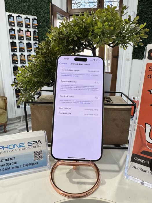 iPhone 15 Pro Max 512Gb 91% - Din magazin,cu garantie!