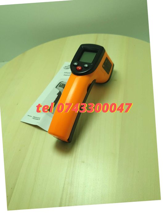 Termometru Industrial Profesional 50 380c Uni Galbennegru