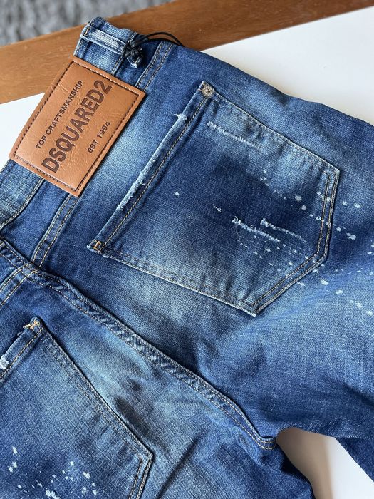 Мъжки дънки в син цвят