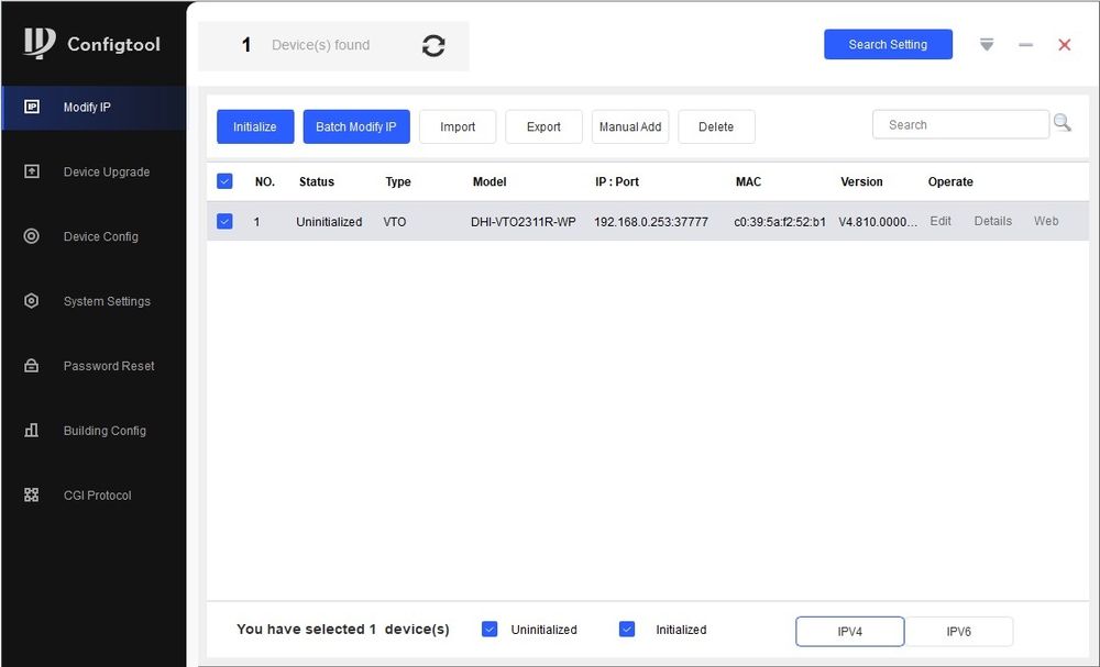 Videointerfon IP Dahua, Wi-Fi/POE, 2MP