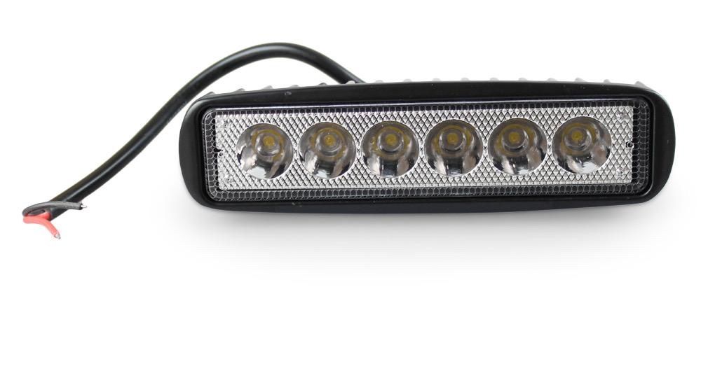 Proiector LED Auto Offroad 18W 12V - 24V 1080 Lumeni Dreptunghiular