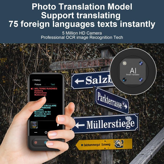 Traducator inteligent multifunctional in 150 de limbi