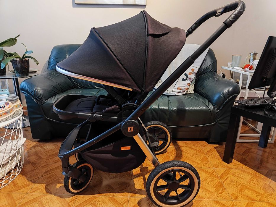 Детска количка 3 в 1 moon ReSea Sport (black)