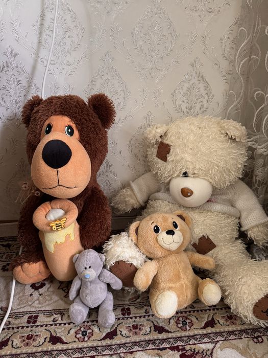 Мишки мягкие большие