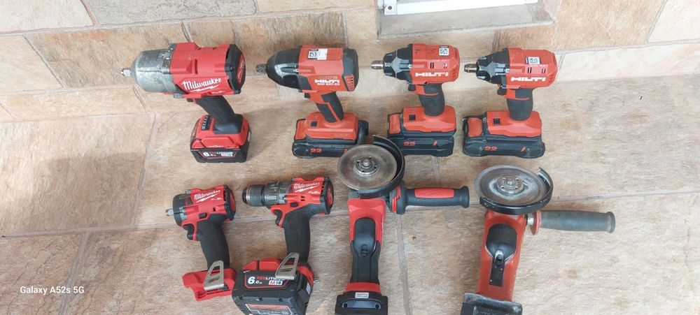 Vând scule HILTI și MILWAUKEE