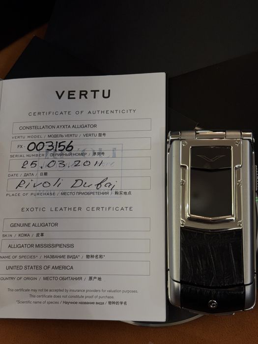 Vertu Constellation Ayxta Aligator