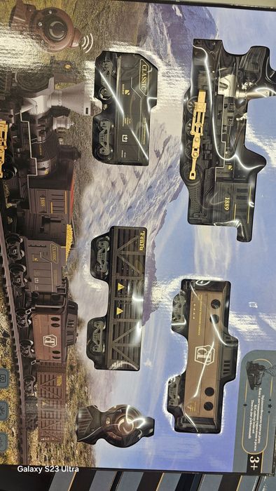 Детски влак с дистанционно лед светлини и звук