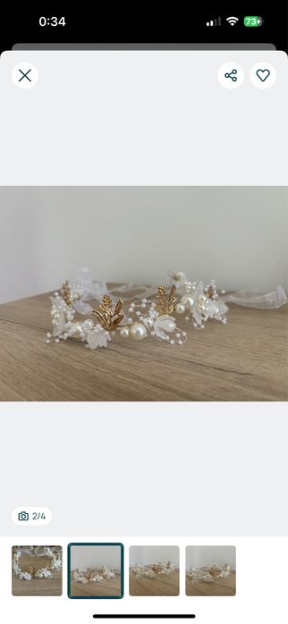 Красива тиара за коса