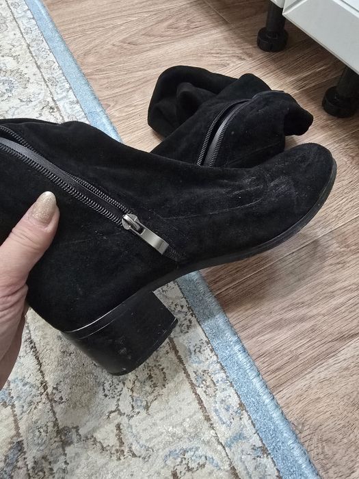 Сапоги замшевые 37 размера