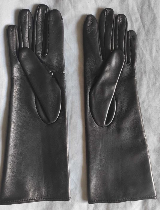 Manusi lungi piele 29 cm, piele nappa, marimea 6.5, 7, 7.5, 8