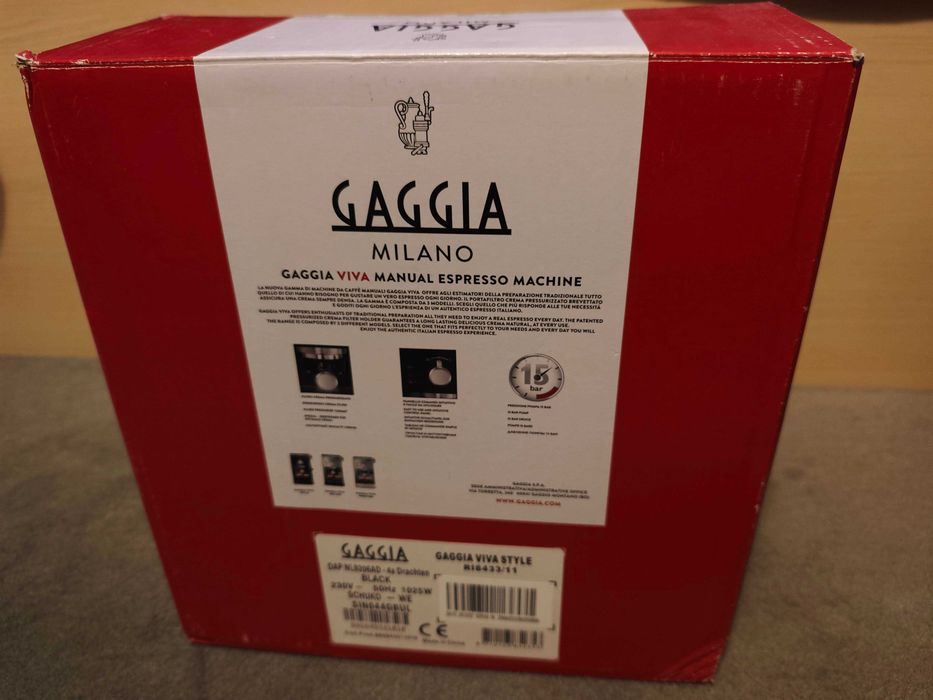 Кафемашина Gaggia Viva Style 15 bar