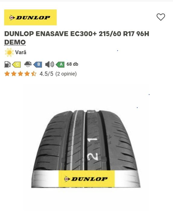 Anvelope vara Dunlop