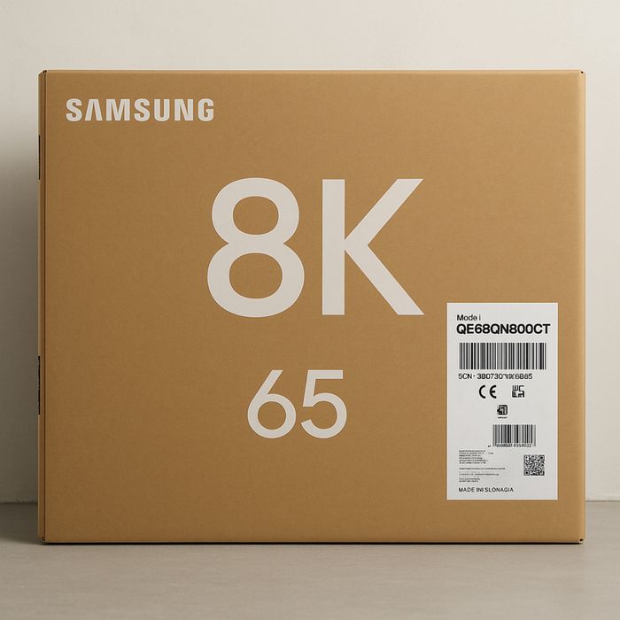 Samsung 65” 8K QLED – нов, неизползван, върхово качество!