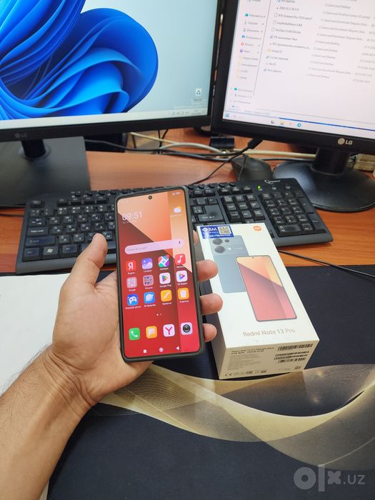 Redmi note 13pro 12/256gb ideal ochilmagan usta kurmagan aybi yuq toza