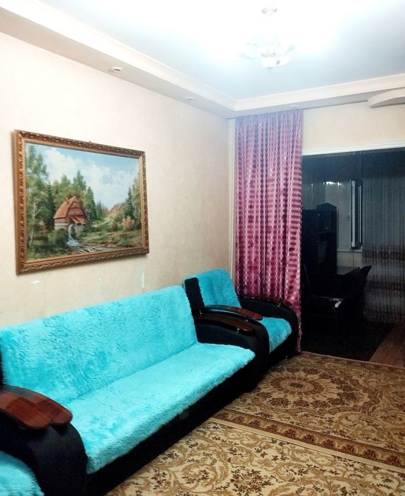 Сергели, 2/1/4, ор. РУВД, балкон 2x6, разделка, 58 м²