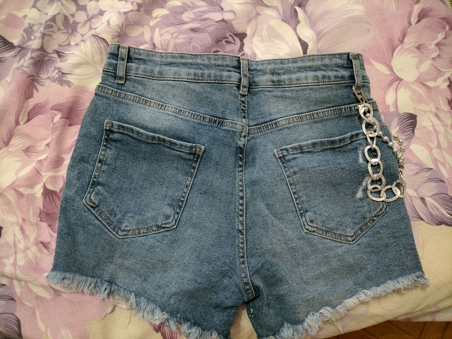 Къси дънкови панталонки