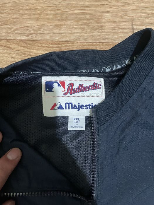 Majestic NYY New York Yankees mens half zip jacket