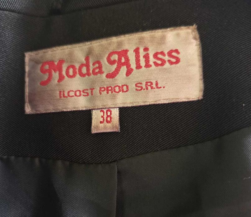 Costum de dama din 3 piese negru, marimea 38