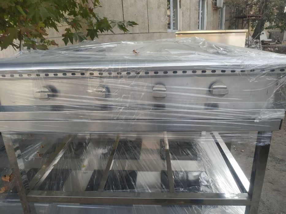 Газовая плита 6 конфорочная