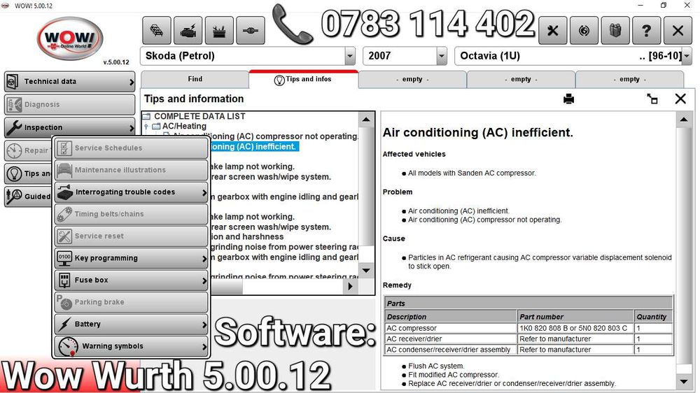 Diagnoza Auto MULTIMARCA-Pt Mecanici-Wow Wurth5.00.12-NEC-SMD Original