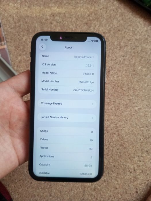 Iphone 11 LL/A 128