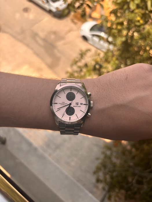 Чисто Нов Мъжки Часовник Benyar Chronograph