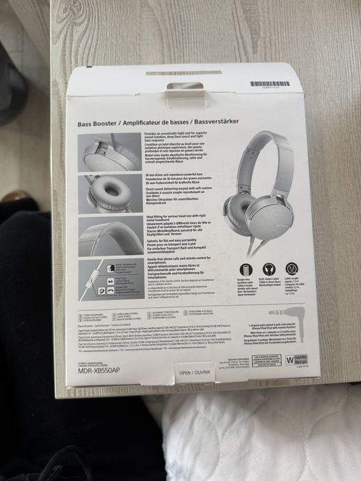 Слушалки SONY MDR-XB550AP