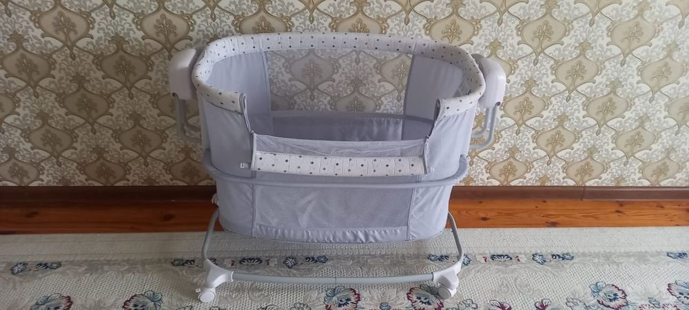 Манеж кровать 2в1