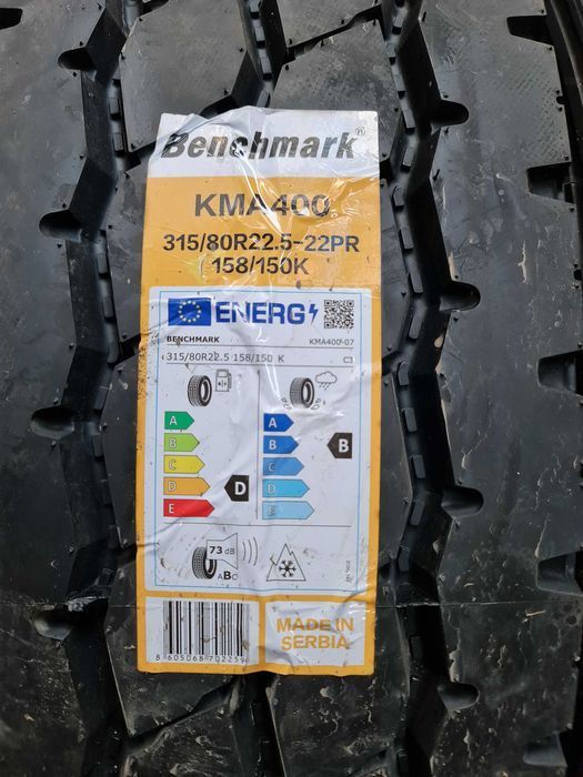 Anvelope noi camion 315/80R22.5 BENCHMARK ON OFF cauciucuri basculanta