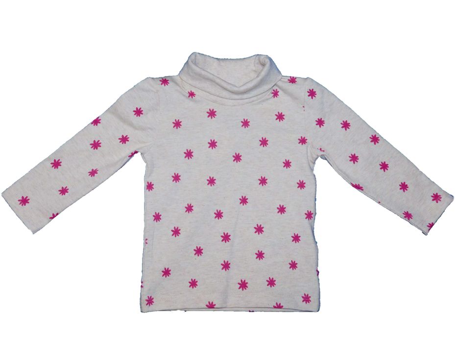 Set de 2 bluze cu maneca lunga si guler este perfect pentru bebelus