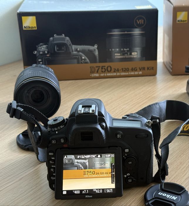 Nikon D750 + 24-120 4G VR kit + AF-S 50mm f/ 1.8G