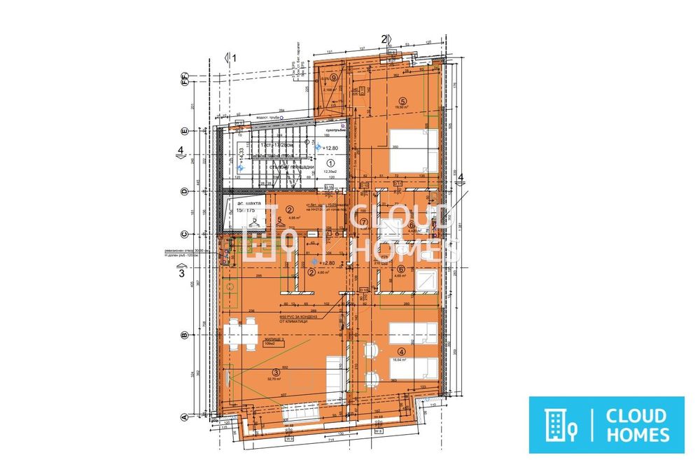 3-стаен в София-Банишора площ 133 цена 287734