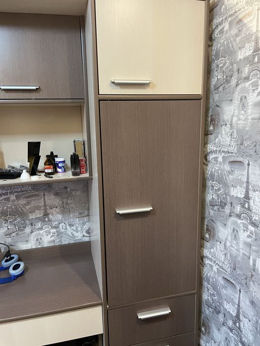 Стенка шкаф с робочей зоной