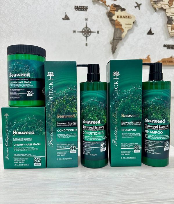 Keratine  queen  Seaweed шампун 900 мл Англия технологияси Хитой